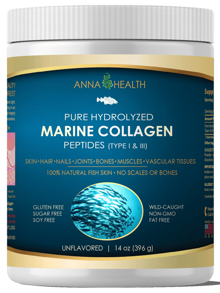 Pure Hydrolyzed Marine Collagen Peptides